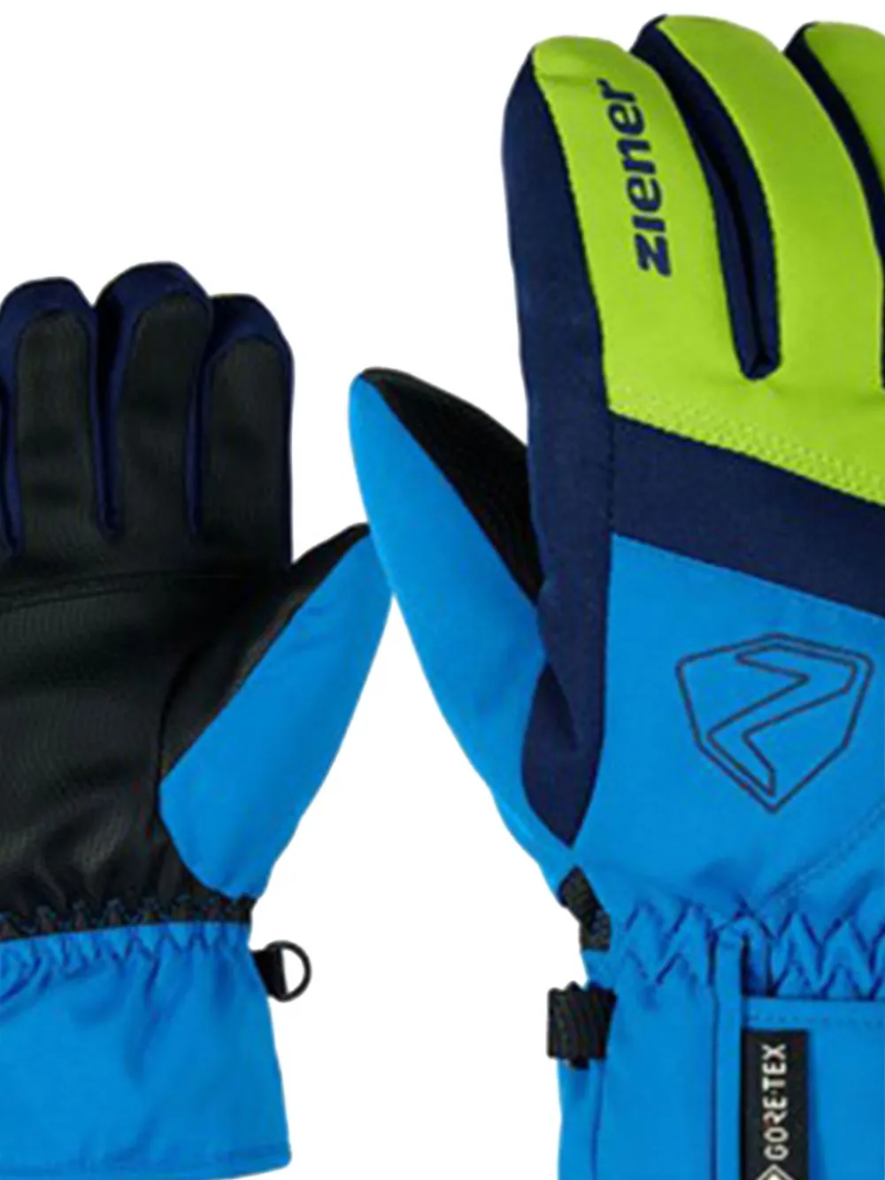 ZIENER velcro-strap gloves - Blauw