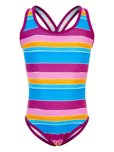 COLOR KIDS traje de baño con espalda cruzada y motivo de rayas