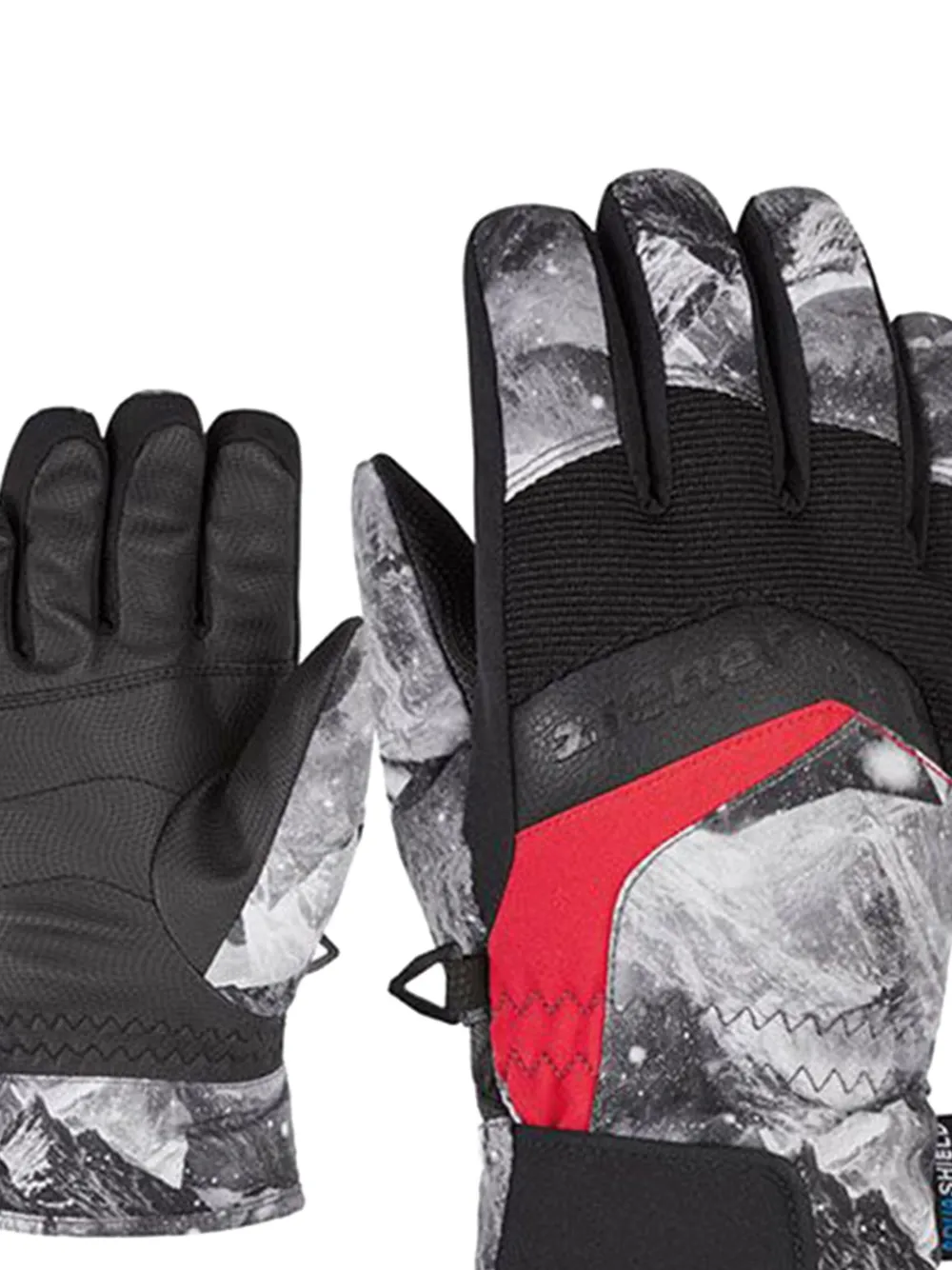 ZIENER Par de luvas com estampa abstrata | Image 2