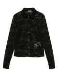 Versace Jeans Couture buttoned floral shirt - Black
