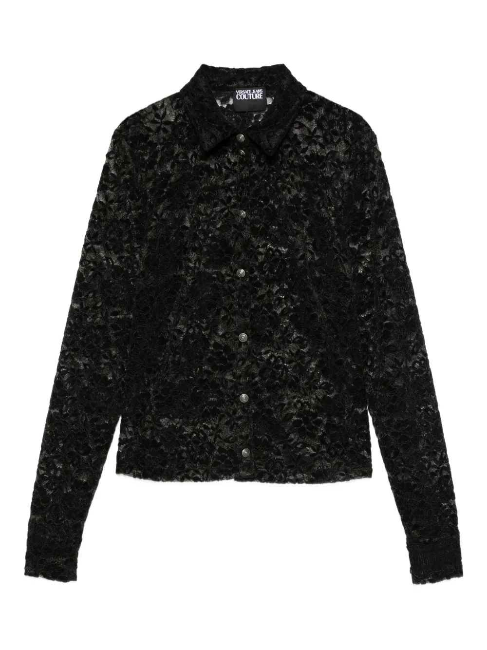 Versace Jeans Couture buttoned floral shirt | Black | Image 1
