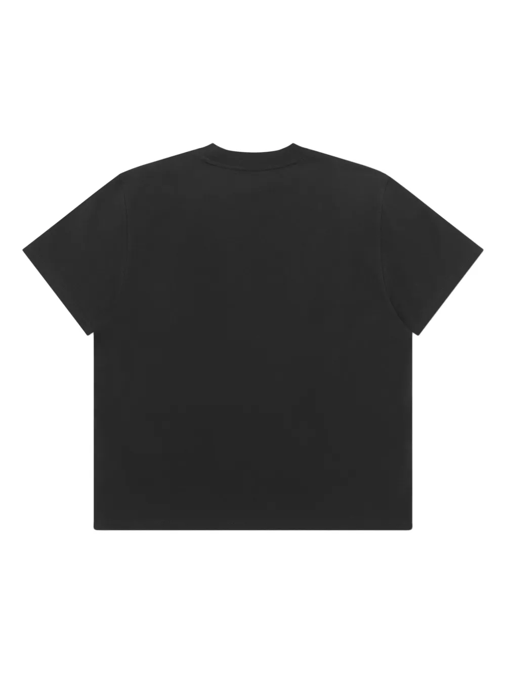 HELIOT EMIL Katoenen T-shirt met portretprint - Zwart