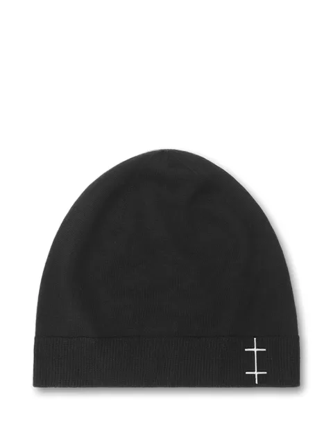 HELIOT EMIL Fresnel grid-detail beanie