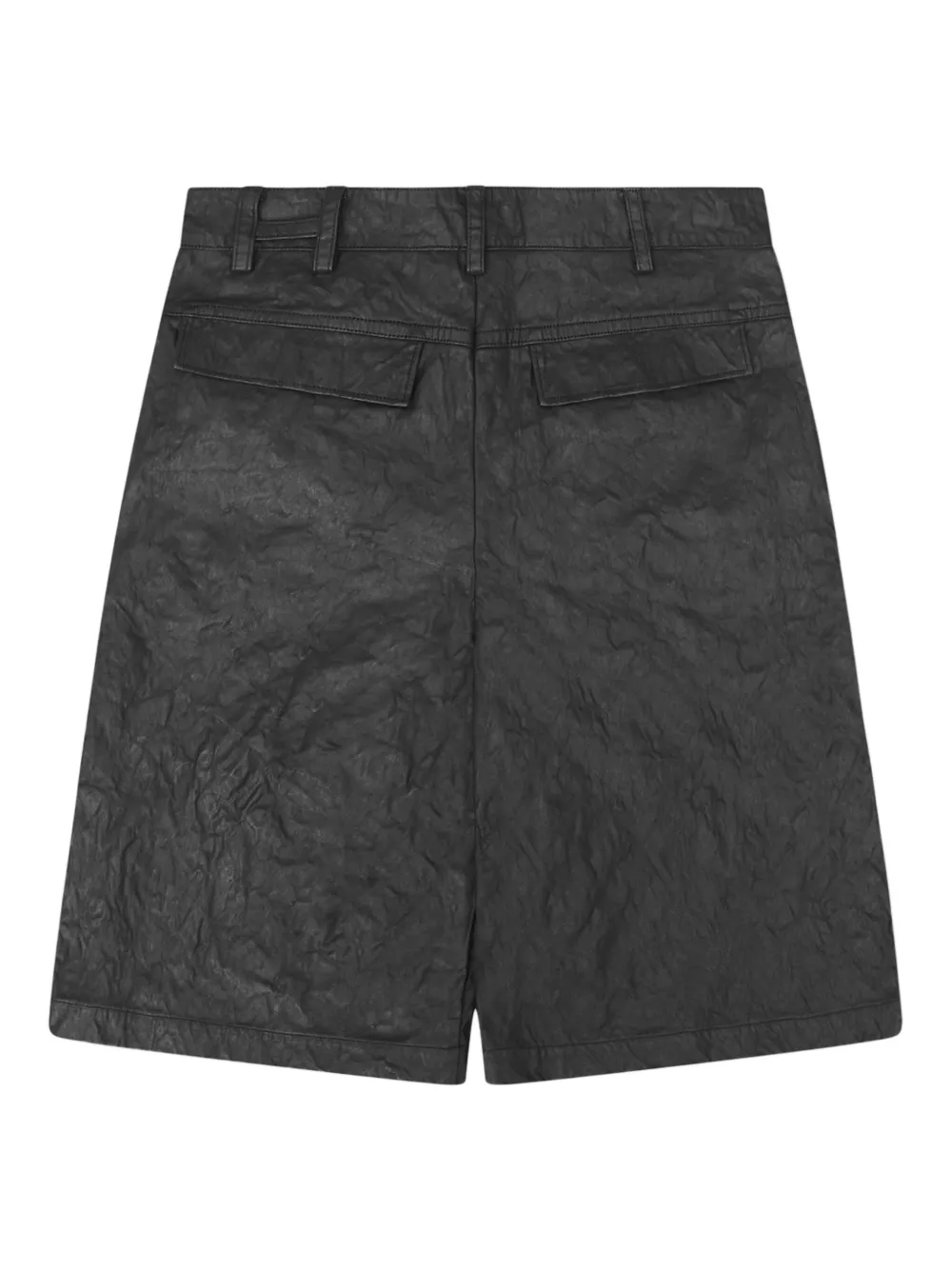 HELIOT EMIL short Armada à effet froissé | Shorts habillés | Image 2