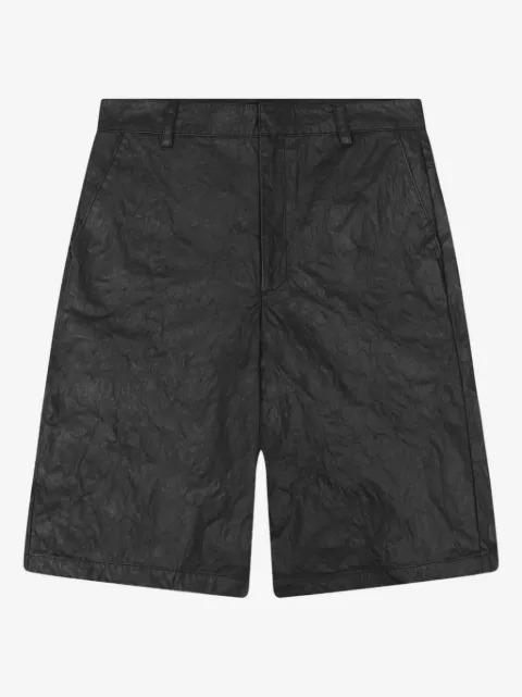 HELIOT EMIL Armada crumpled cotton shorts