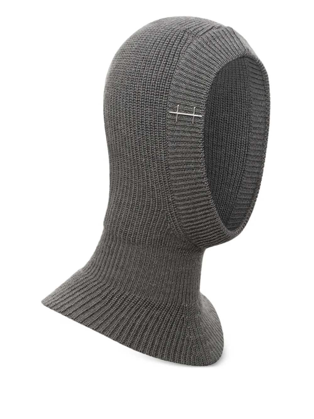 HELIOT EMIL Nebula ribbed-detail balaclava | Grey | Image 1