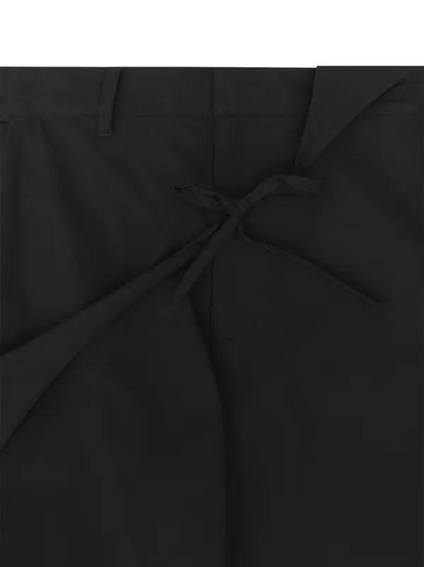 HELIOT EMIL Lavic tie-fastening Trousers | Black | FARFETCH AO