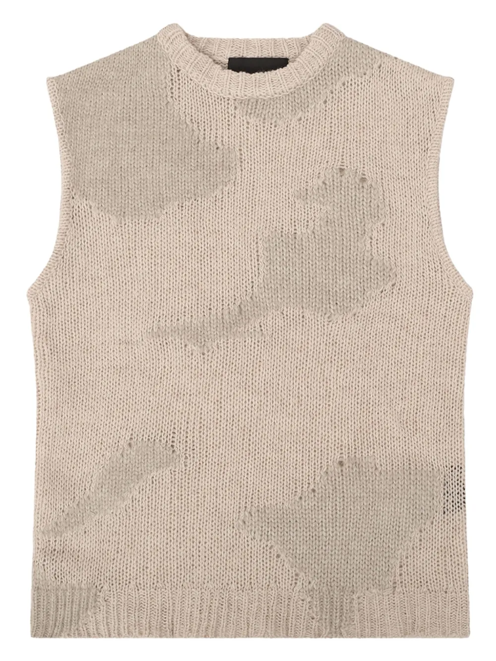 Heliot Emil Crew-neck Wool Vest In Multi