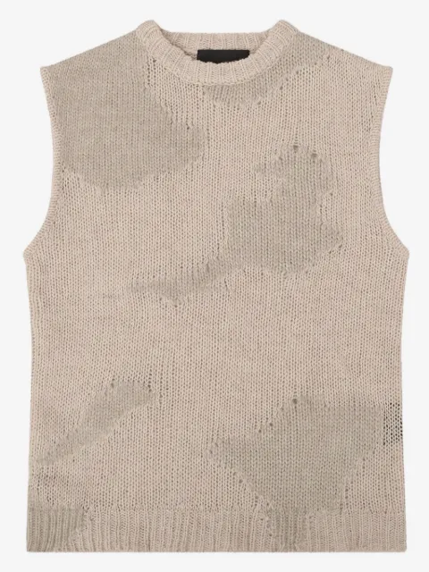 HELIOT EMIL crew-neck wool vest