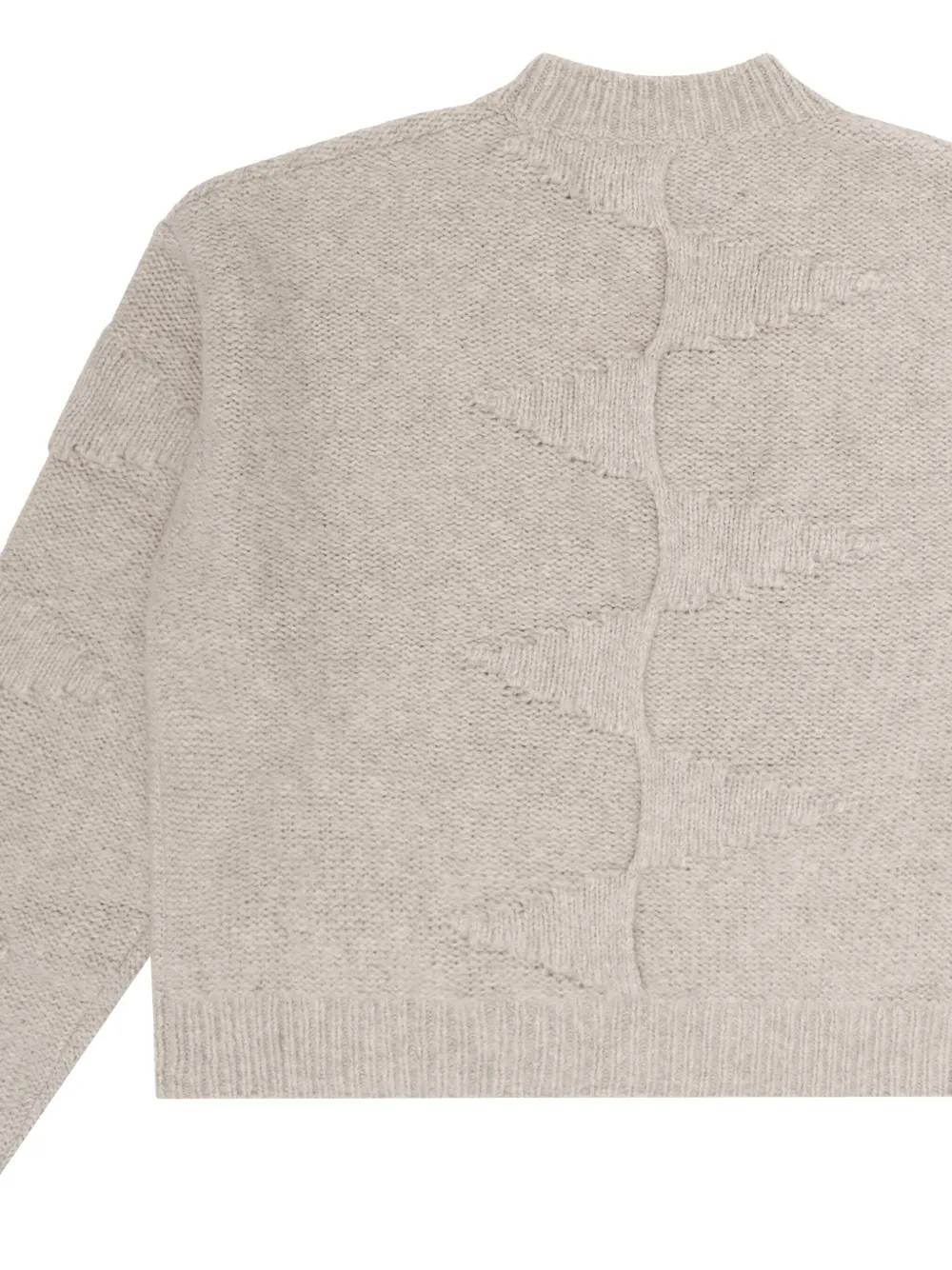 Heliot Emil Spiral-knit Wool Sweater In Gray