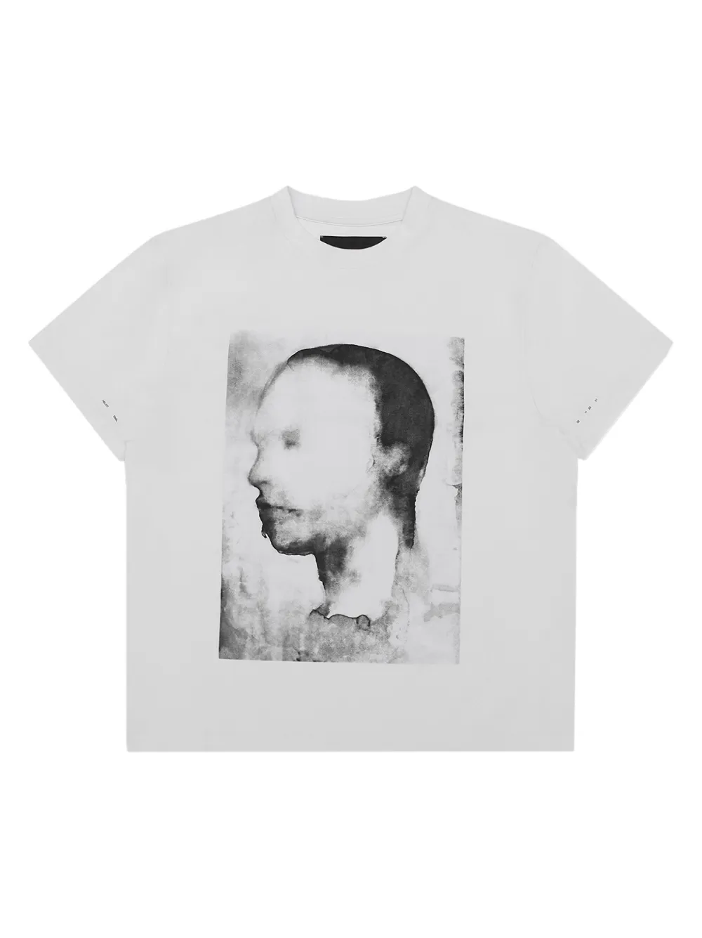 HELIOT EMIL playera con estampado de retrato | blanco | Image 1