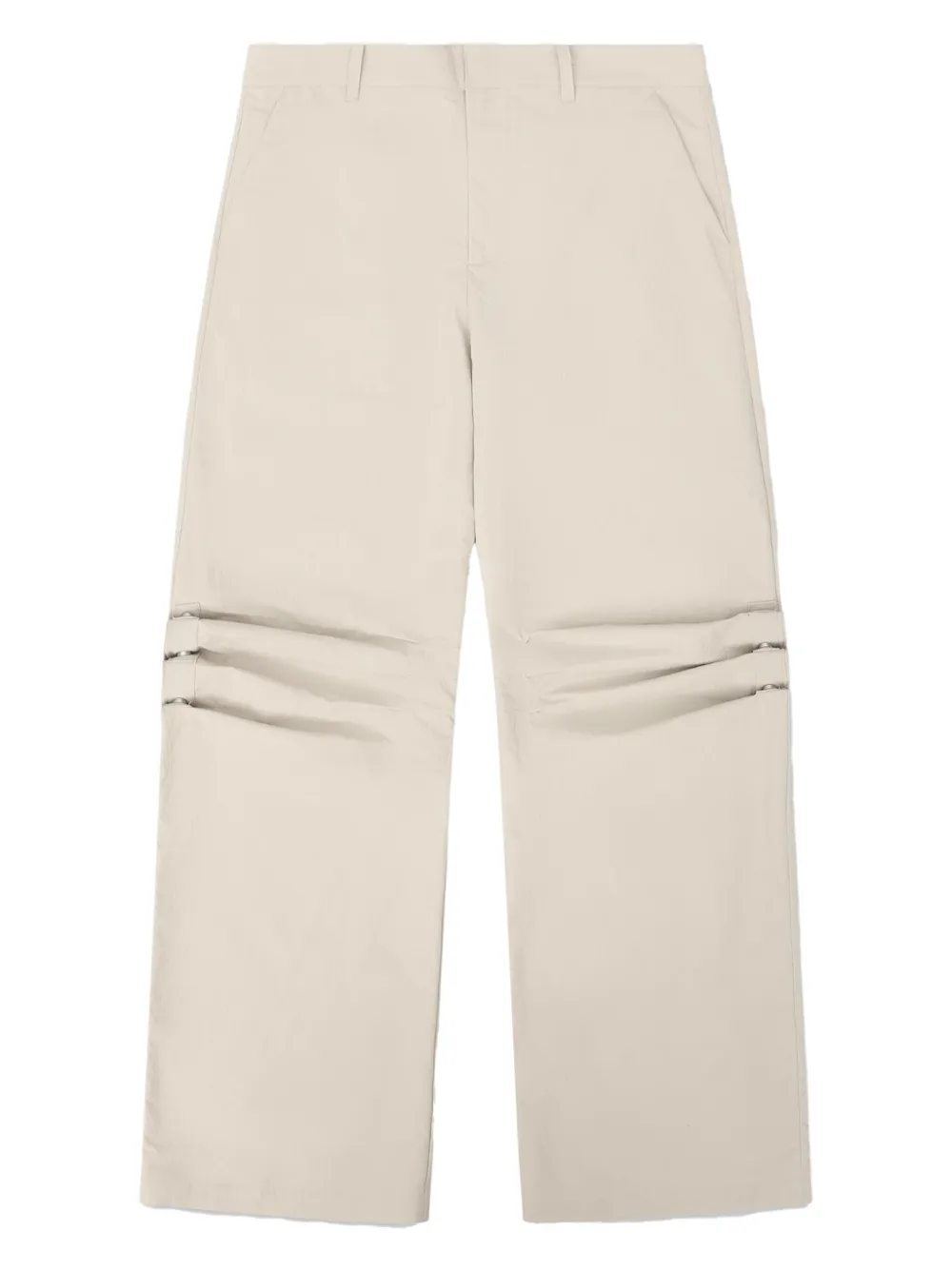 HELIOT EMIL Ferro pleated-panel trousers | Neutrals | Image 1