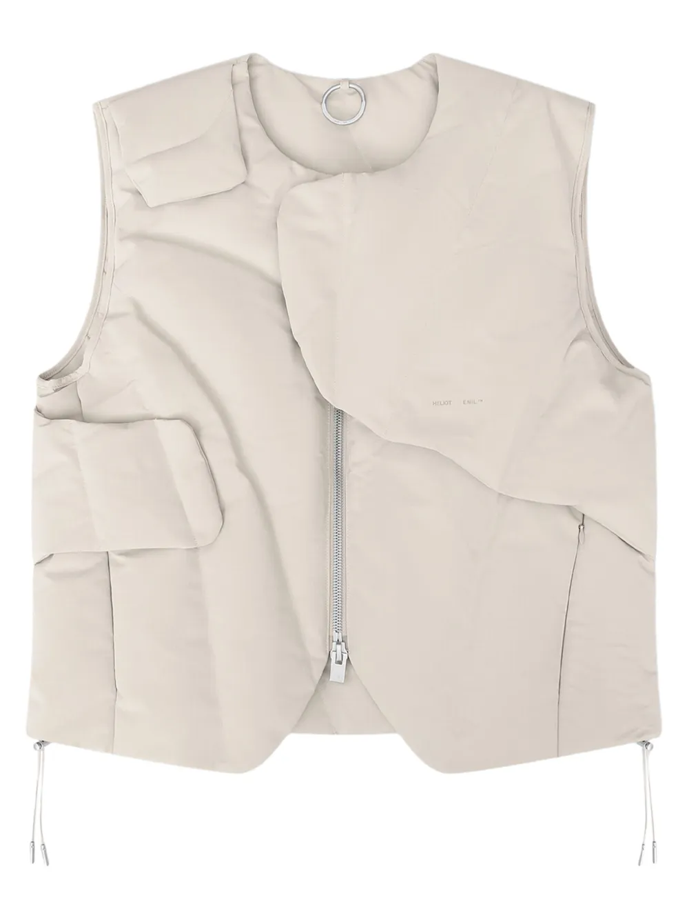 HELIOT EMIL Gefütterte Weste im Layering-Look | Nude | Image 1