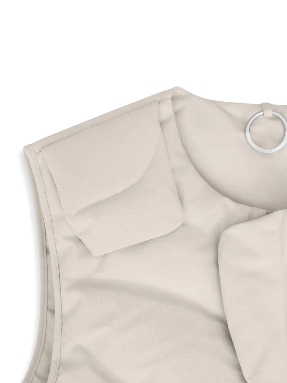 HELIOT EMIL Gelaagde bodywarmer Beige