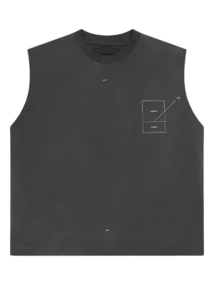 MM6 Maison Margiela リブニット タンクトップ | ブラック | FARFETCH JP