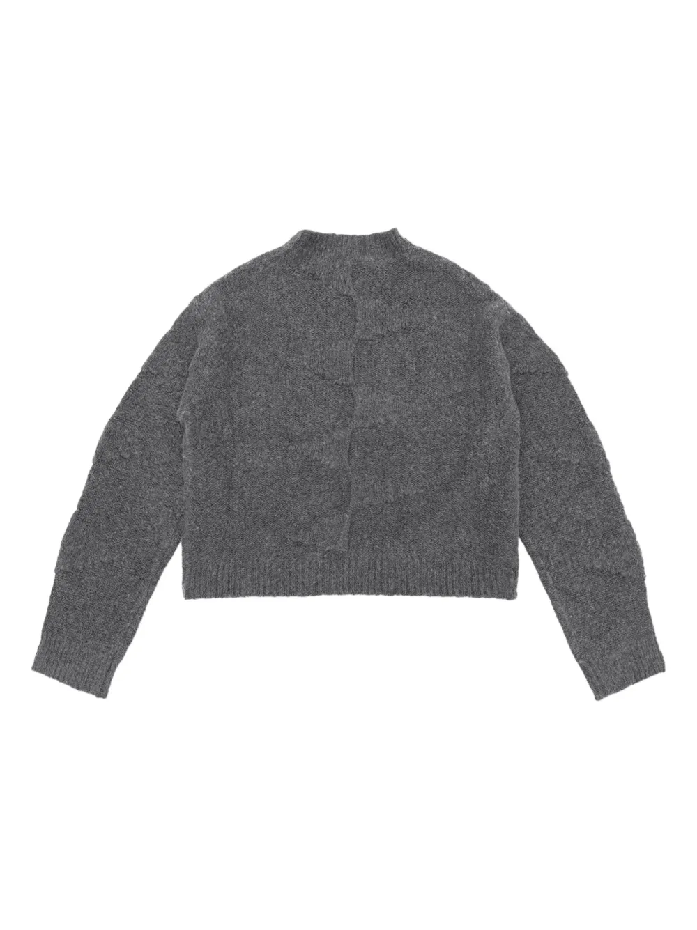 HELIOT EMIL merino wool blend cropped sweater | Knitted Sweaters | Image 2