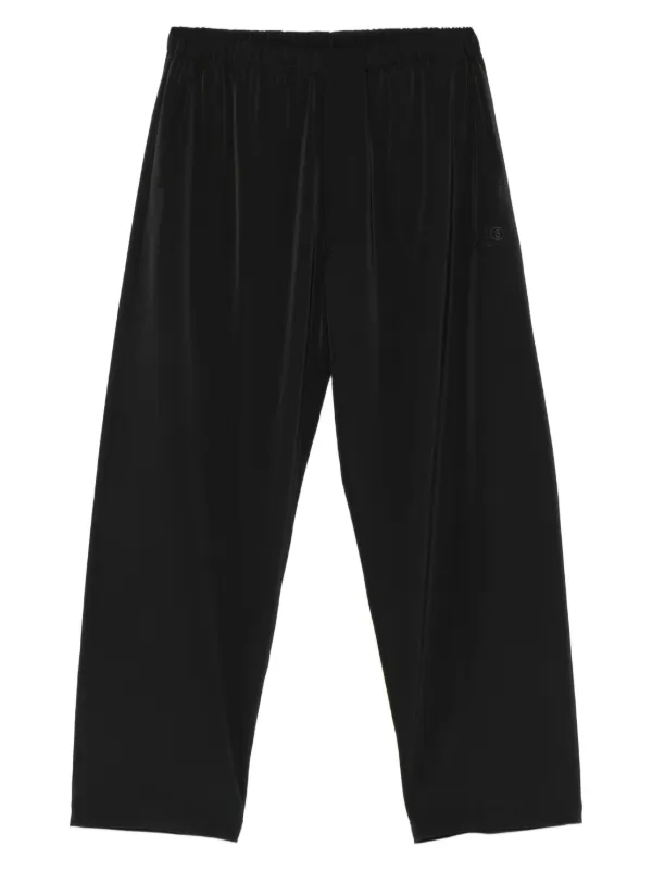 パンツ 00s maison margiela mm6 design pants MM6 Maison Margiela ロゴ パンツ | ブラック | FARFETCH JP