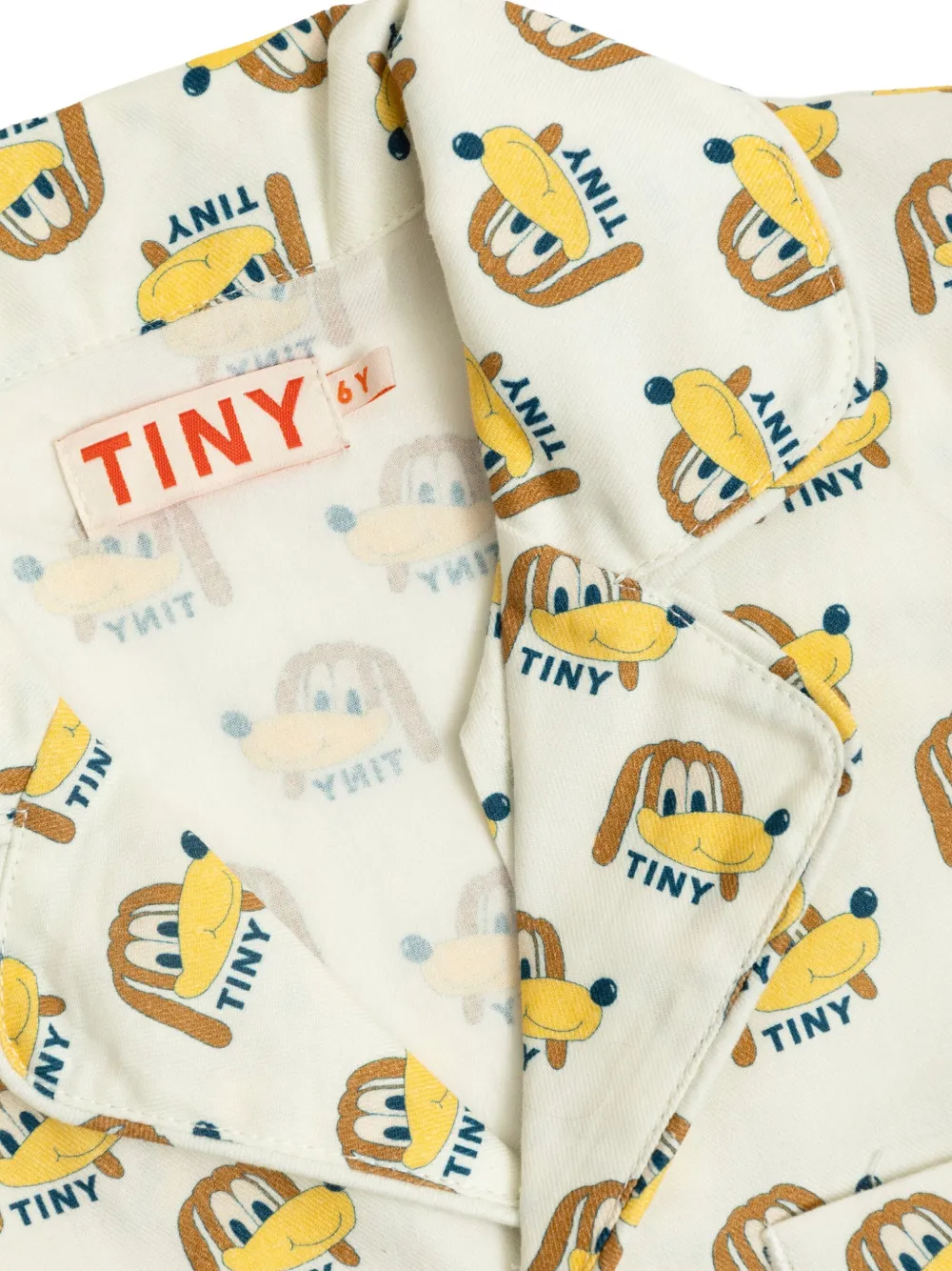 Tiny Cottons Pyjama met hondenprint Wit