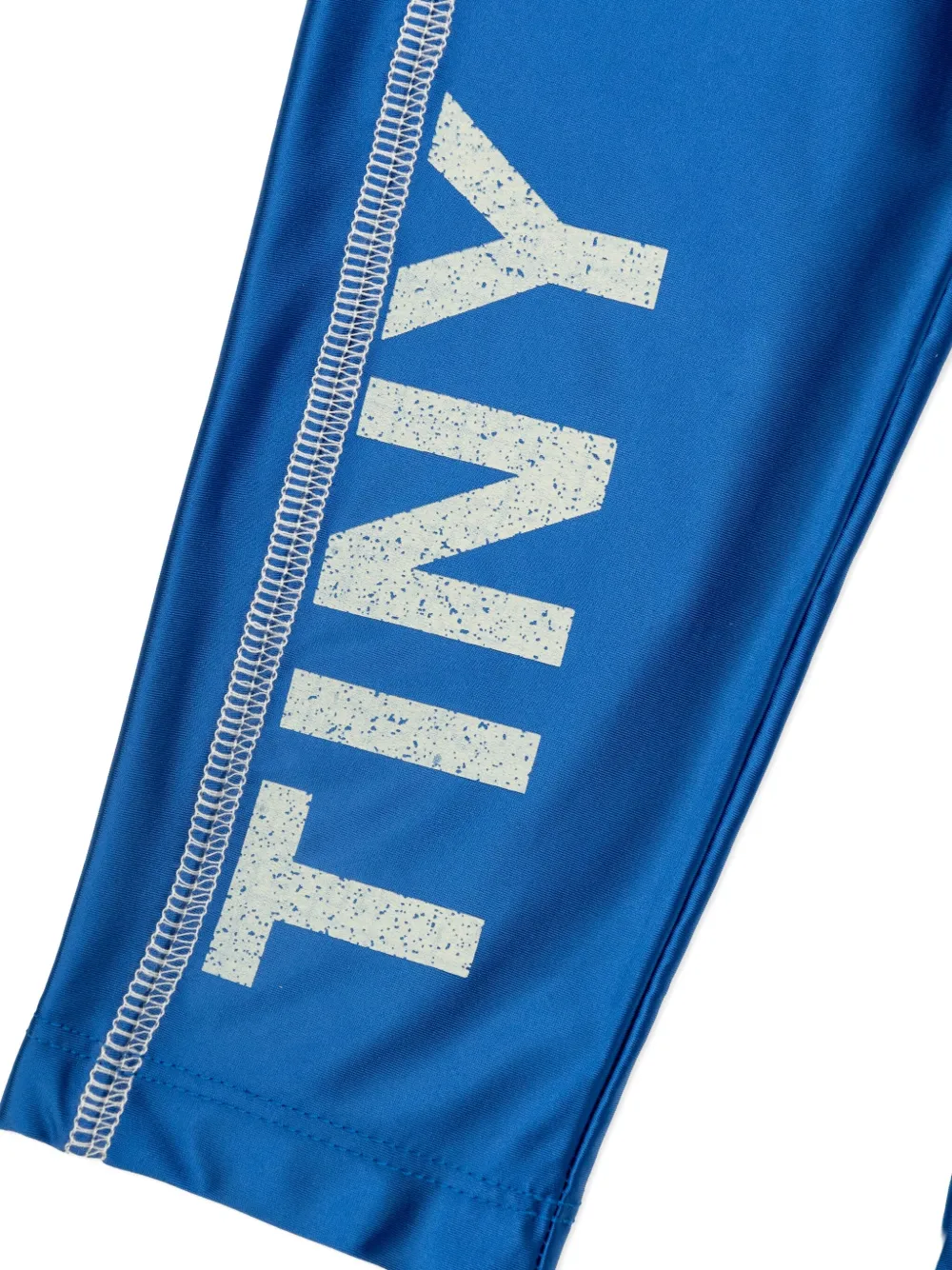Tiny Cottons Broek met zijstreep en logo Blauw
