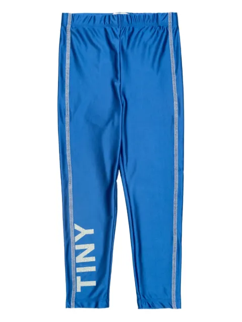 Tiny Cottons side-stripe logo trousers