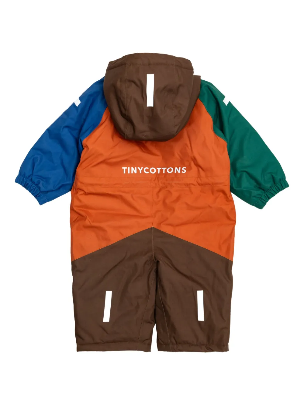 Tiny Cottons Jumpsuit met colourblocking - Oranje