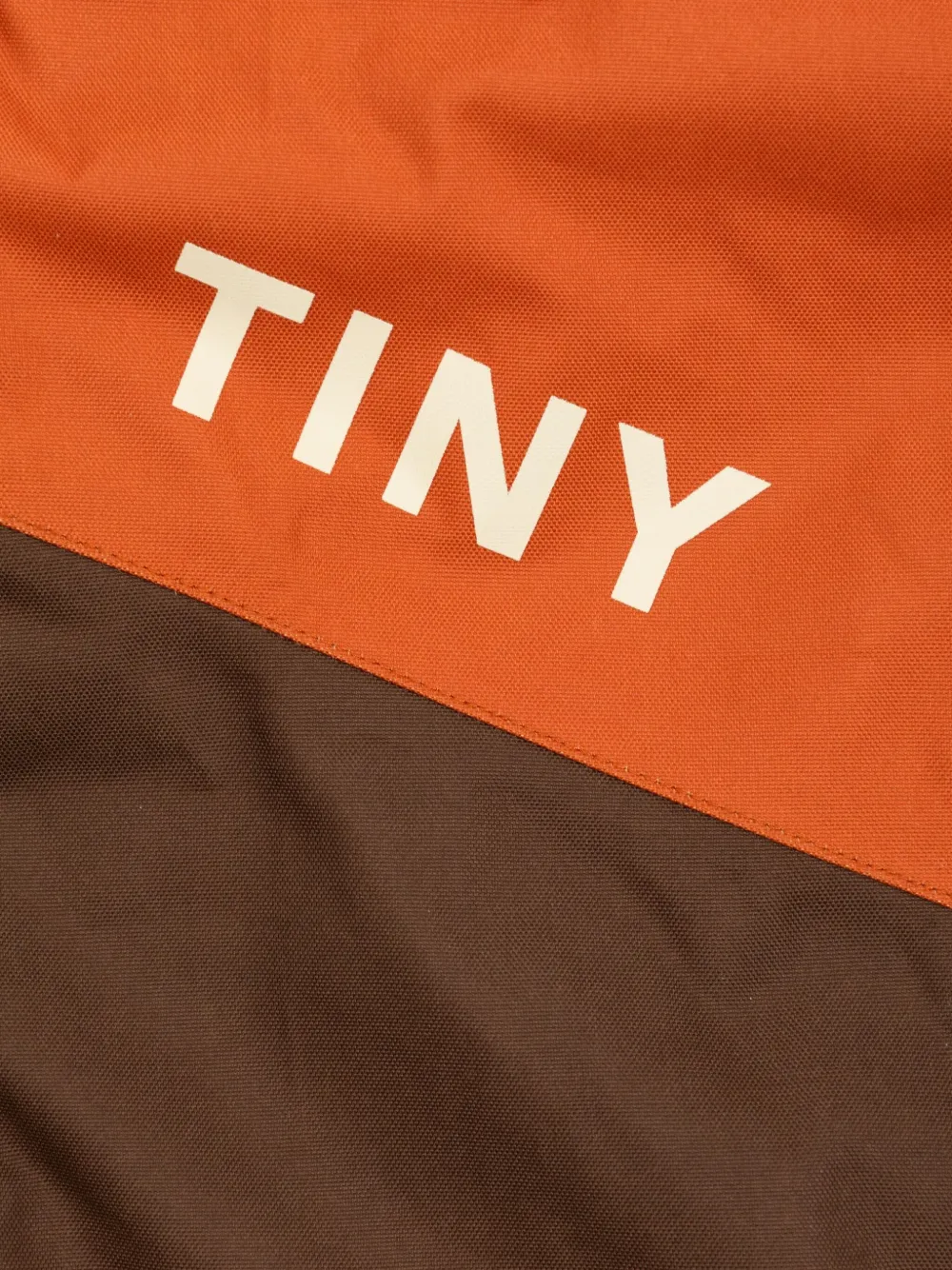 Tiny Cottons Jumpsuit met colourblocking Oranje
