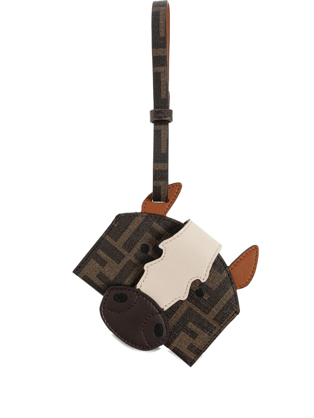 FENDI Best Friends Forever monogram animal wallet - Marrone