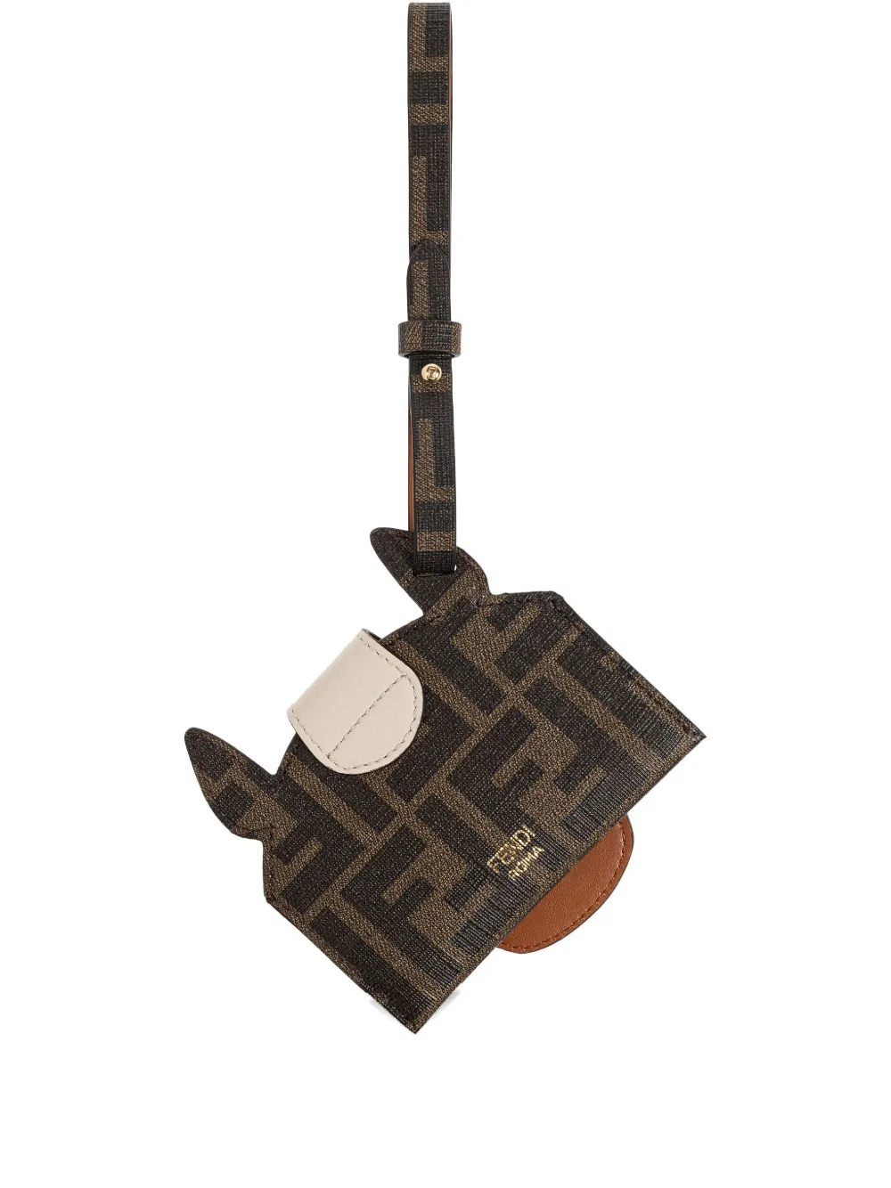 FENDI Best Friends Forever monogram animal wallet - Bruin