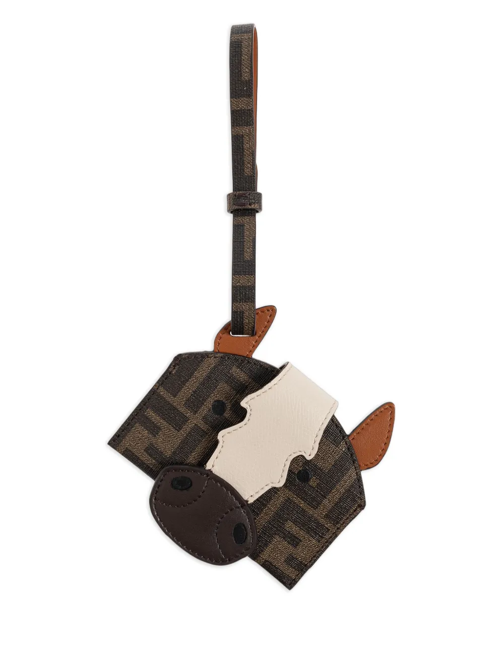 FENDI Best Friends Forever monogram animal wallet - Marrone