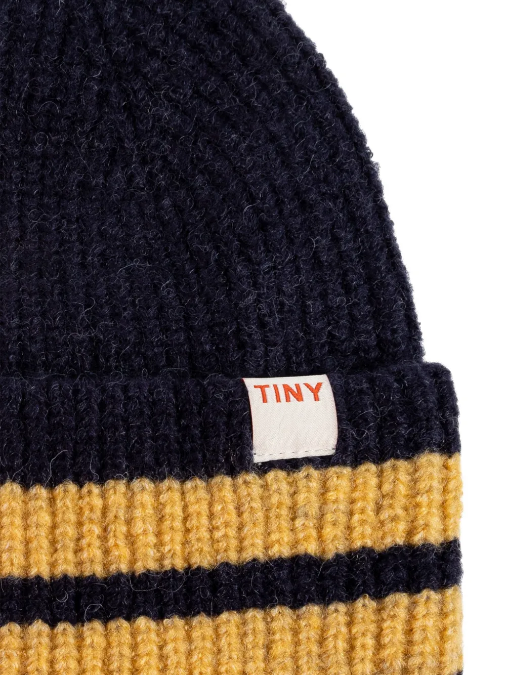 Tiny Cottons Muts met wollen streep Blauw