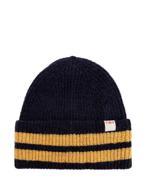 Tiny Cottons wool stripe beanie