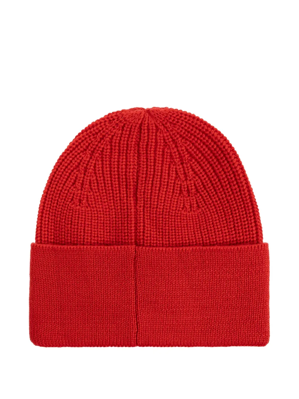 Tiny Cottons Geribbelde muts met logodetail - Rood