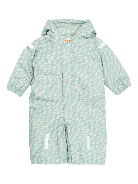 Tiny Cottons romper capitonado con cerezas estampadas