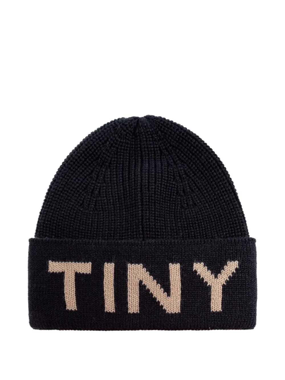 Tiny Cottons logo-detail beanie hat | Blue | Image 1