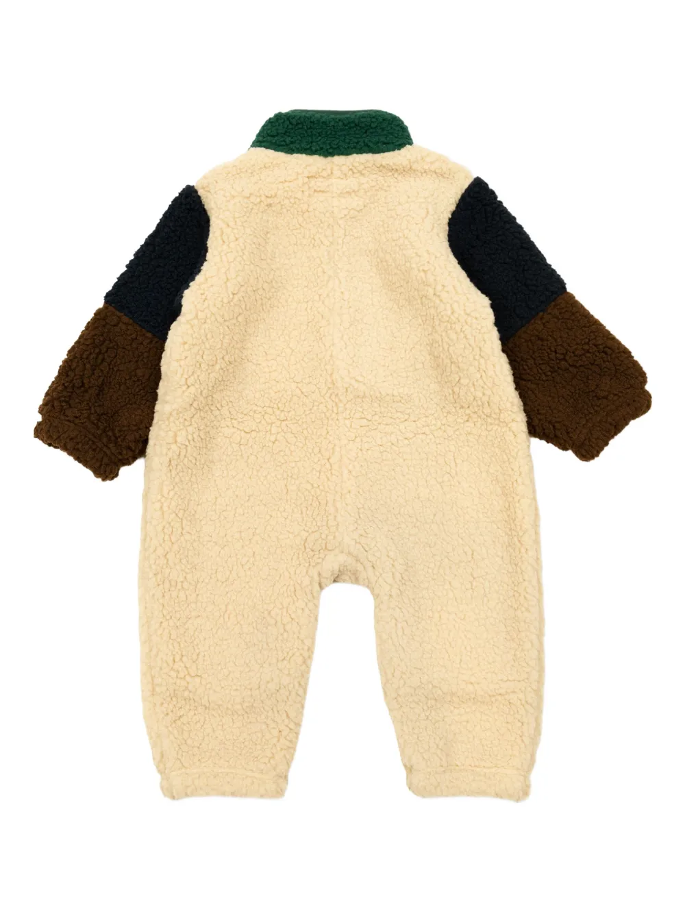 Tiny Cottons Romper met colourblocking - Beige
