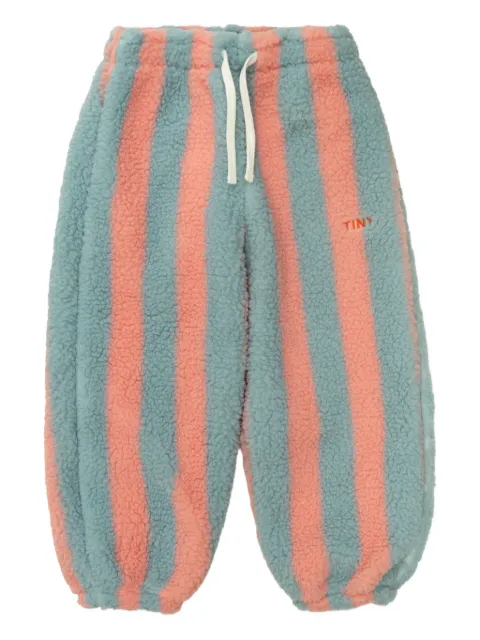 Tiny Cottons striped fleece trousers