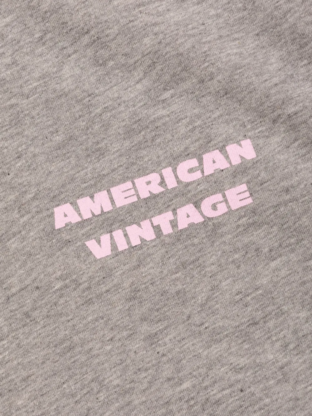 American Vintage Printed Long-sleeve T-shirt In Brown