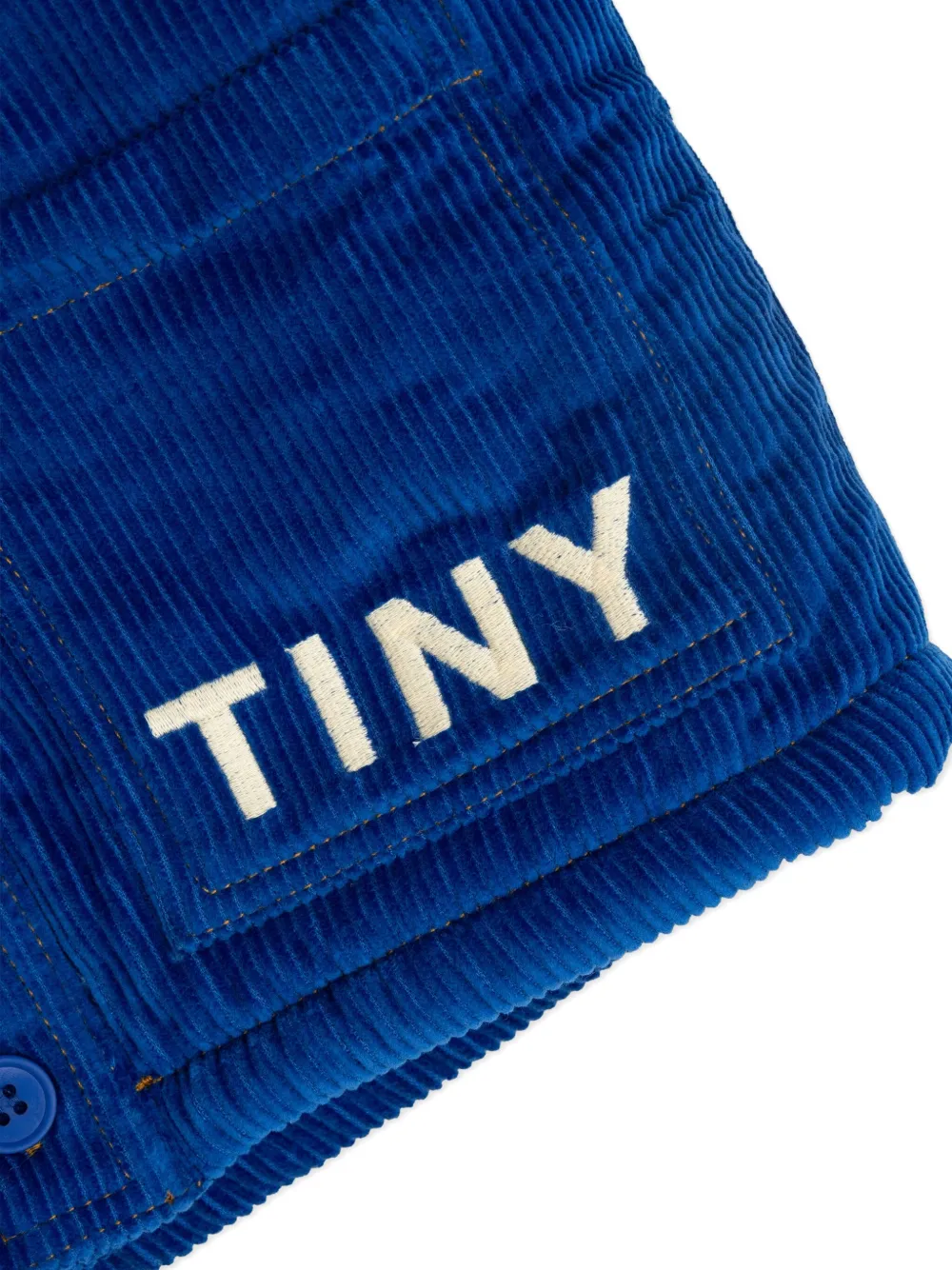 Tiny Cottons Corduroy Button-fastening Waistcoat In Blue