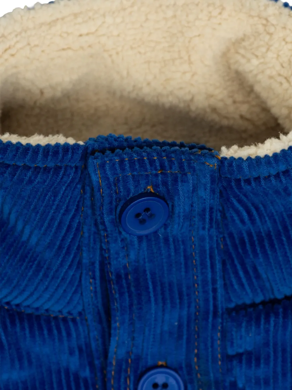Tiny Cottons Corduroy Button-fastening Waistcoat In Blue