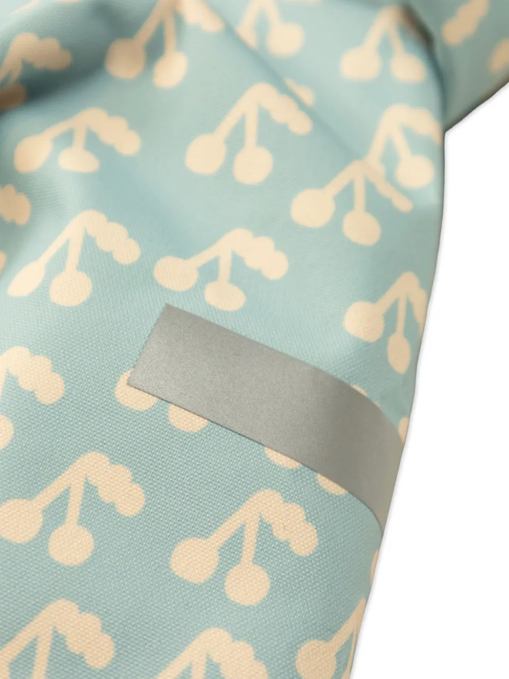 Tiny Cottons Jack met capuchon met kersenprint Grijs