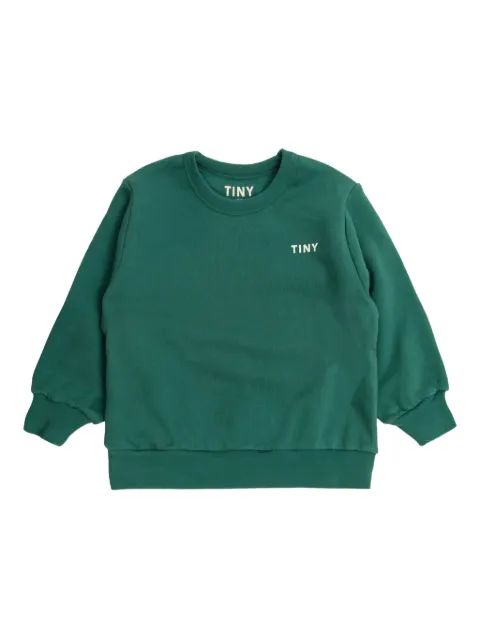 Tiny Cottons embroidered-logo sweatshirt
