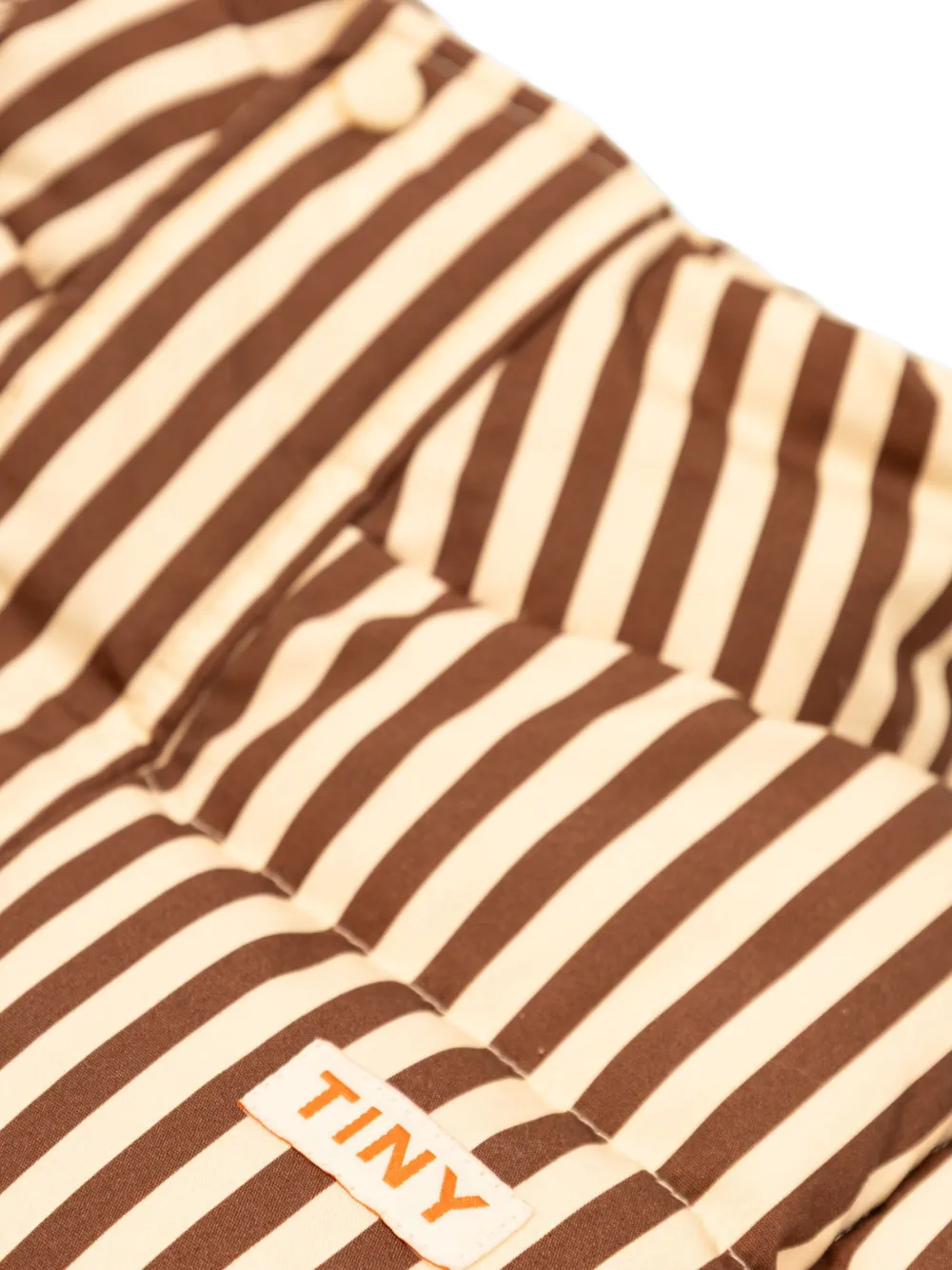 Tiny Cottons Gestreept gewatteerd jack Beige