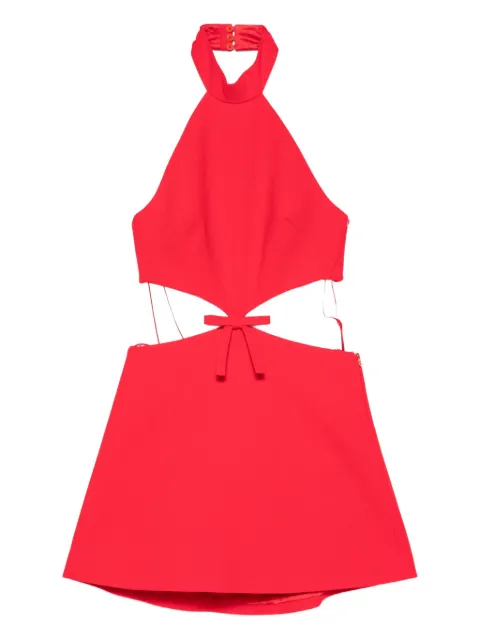 Casablanca halterneck cut-out mini dress