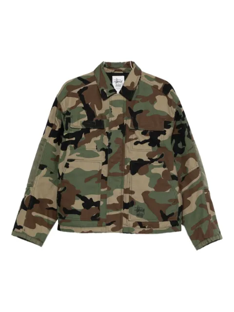 Stüssy button-up military jacket