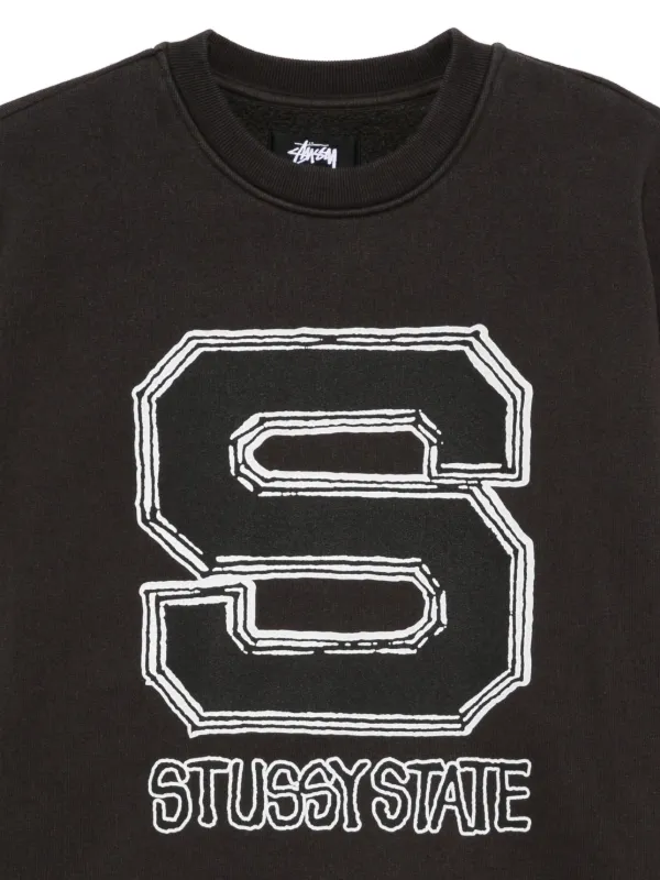 stussy stock logo スウェット Stüssy - Overdyed Stock Logo Crewneck | HBX - Globally