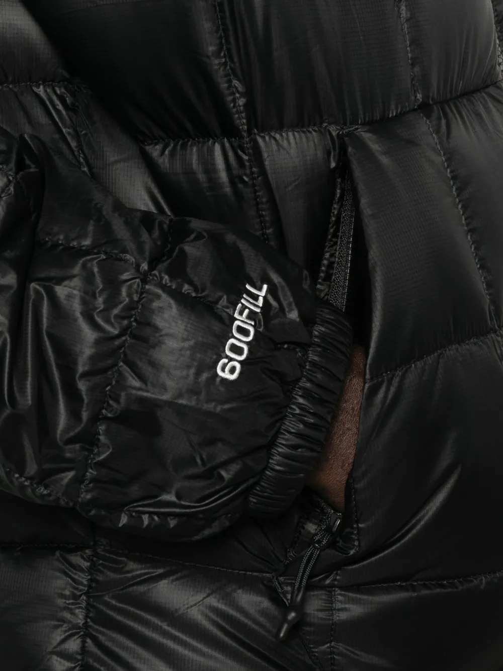 Stüssy Gevoerd jack met capuchon Zwart