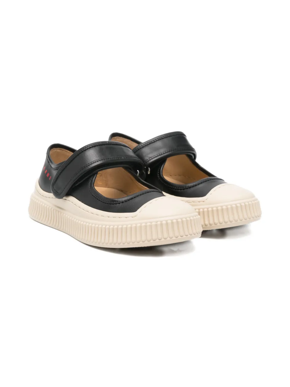 Marni Kids leather ballet flats | Black | Image 1