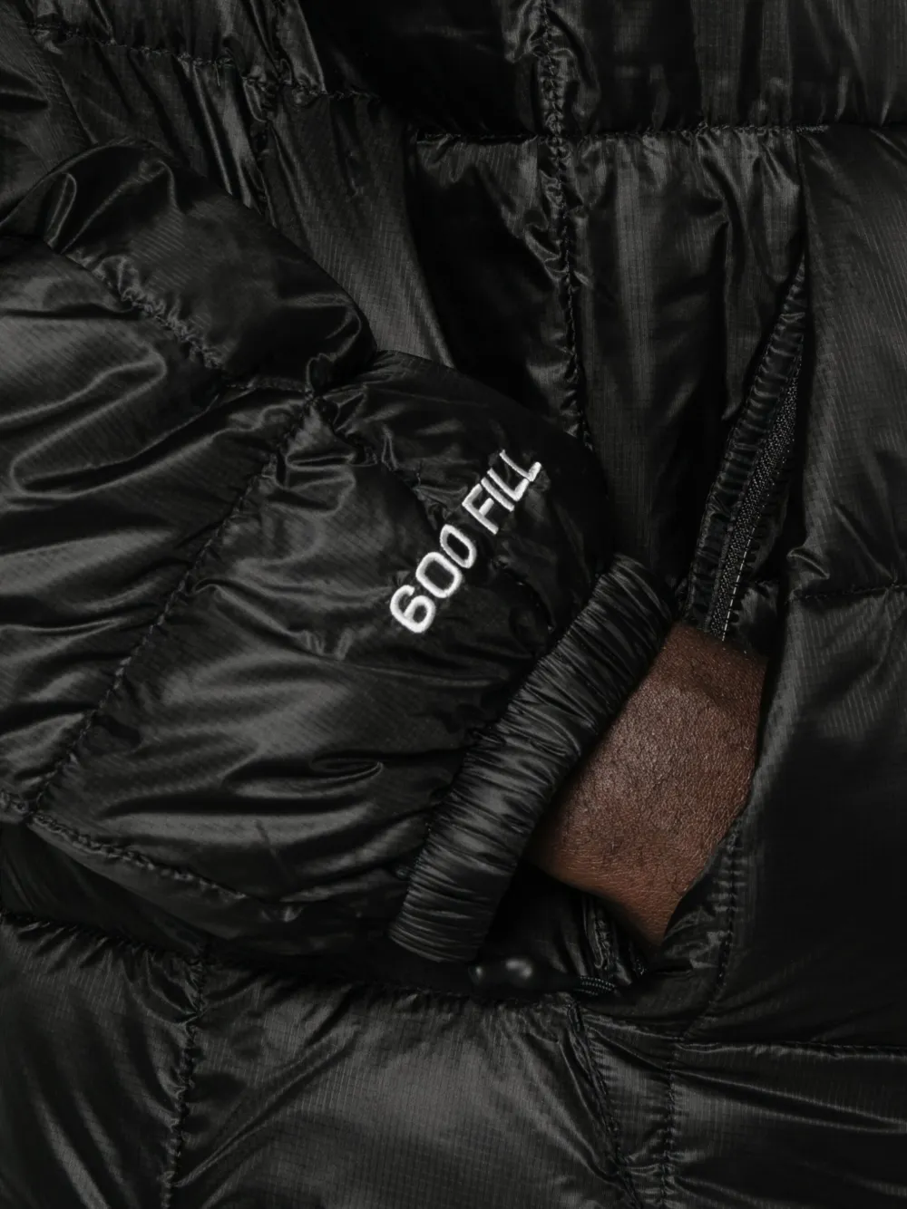 Stüssy Gewatteerd jack Zwart