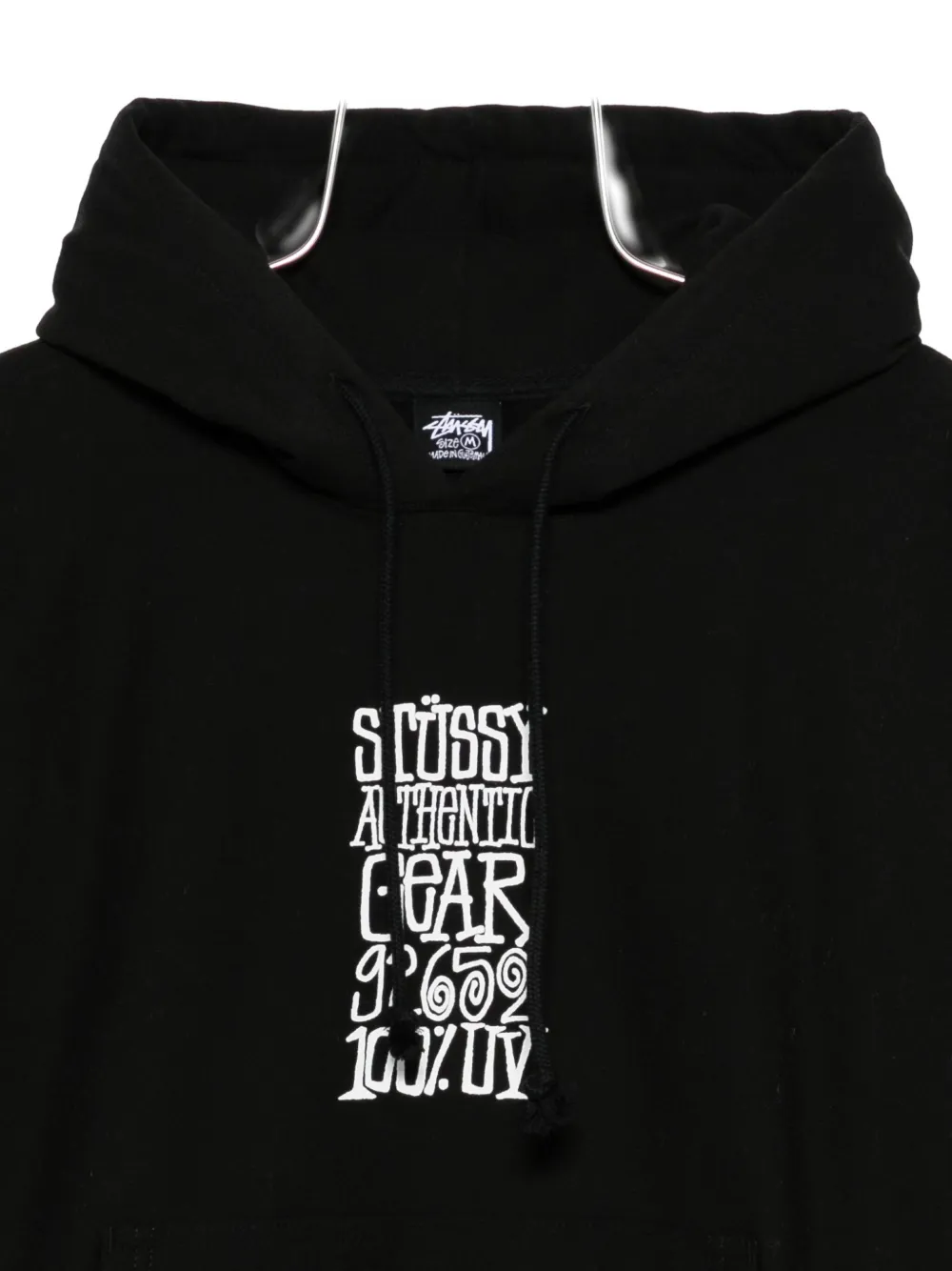 Stussy Cotton Blend Hoodie In Black