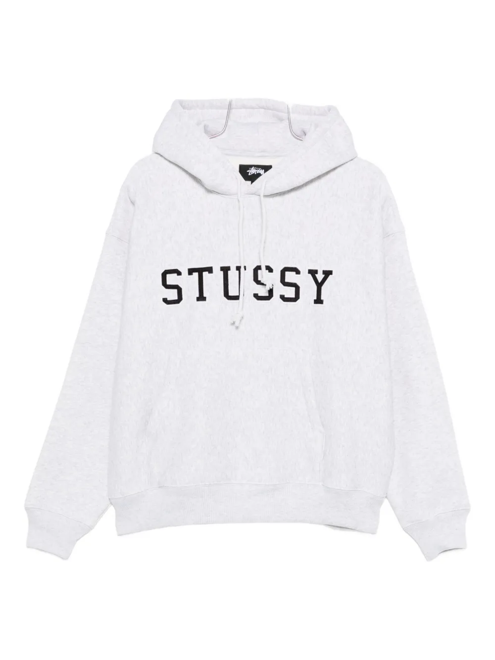 Stüssy logo-print hoodie | Grey | Image 1